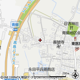 滋賀県高島市安曇川町青柳1104周辺の地図