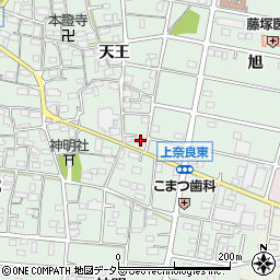 愛知県江南市上奈良町天王249周辺の地図
