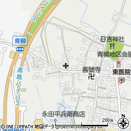 滋賀県高島市安曇川町青柳1105周辺の地図