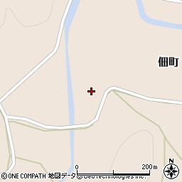 京都府綾部市佃町（細野）周辺の地図