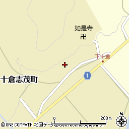 京都府綾部市十倉志茂町小仲周辺の地図