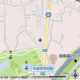 神奈川県茅ヶ崎市中島1201-1周辺の地図