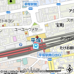 平塚市駅前市民窓口センター周辺の地図