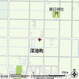 岐阜県大垣市深池町195周辺の地図