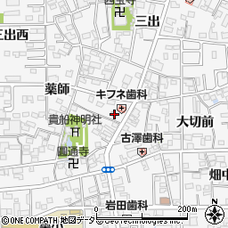 愛知県一宮市奥町貴船東7周辺の地図