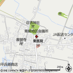 滋賀県高島市安曇川町青柳989周辺の地図