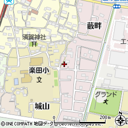 愛知県犬山市藪畔146周辺の地図