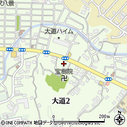 神奈川県横浜市金沢区大道2丁目9周辺の地図