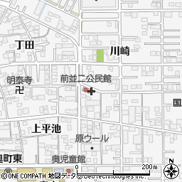 愛知県一宮市奥町北川崎周辺の地図
