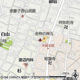 愛知県江南市木賀町杉34周辺の地図