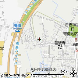 滋賀県高島市安曇川町青柳1108周辺の地図
