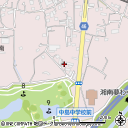 神奈川県茅ヶ崎市中島1199-3周辺の地図