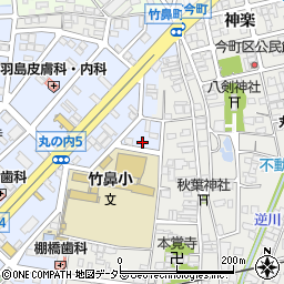 岐阜県羽島市竹鼻町丸の内5丁目111周辺の地図