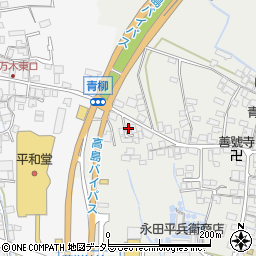 滋賀県高島市安曇川町青柳1214-26周辺の地図