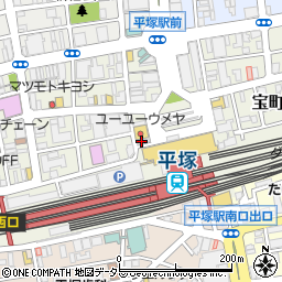 りらくる　平塚駅前店周辺の地図