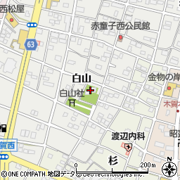 長幡寺周辺の地図