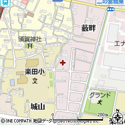 愛知県犬山市藪畔145周辺の地図