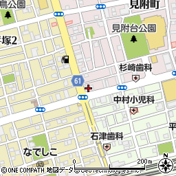 中南信用金庫平塚支店周辺の地図
