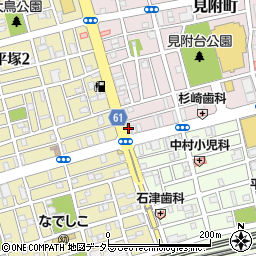 大海丼丸　平塚店周辺の地図