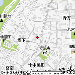 愛知県一宮市奥町堤下二1周辺の地図