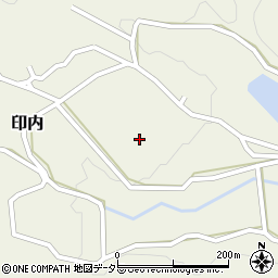 京都府福知山市印内真道周辺の地図