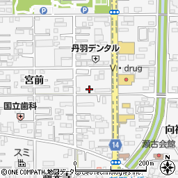 愛知県一宮市奥町神田24-6周辺の地図