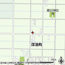 岐阜県大垣市深池町148周辺の地図