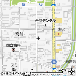 愛知県一宮市奥町神田24-3周辺の地図