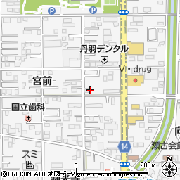 愛知県一宮市奥町神田24-4周辺の地図