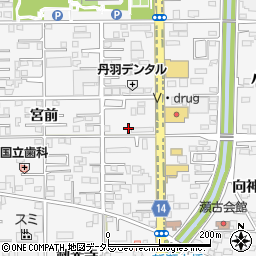 愛知県一宮市奥町神田24-1周辺の地図