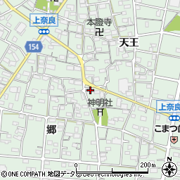 愛知県江南市上奈良町神明3周辺の地図