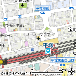 サンドラッグ平塚北口駅前店周辺の地図