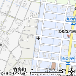 岐阜県羽島市竹鼻町丸の内10丁目20周辺の地図