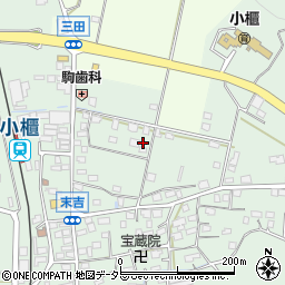 千葉県君津市末吉352-2周辺の地図