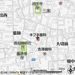 愛知県一宮市奥町貴船東4周辺の地図