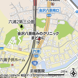 ローソンストア１００金沢八景店周辺の地図
