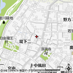 愛知県一宮市奥町堤下二3周辺の地図