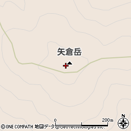 矢倉岳周辺の地図