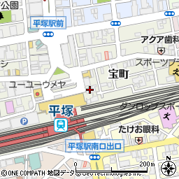 湘南ゼミナール　小中部・平塚周辺の地図