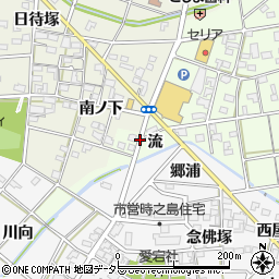 愛知県一宮市瀬部流周辺の地図