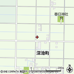 岐阜県大垣市深池町199周辺の地図
