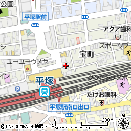 TikTea 平塚店周辺の地図