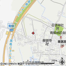 滋賀県高島市安曇川町青柳1100周辺の地図