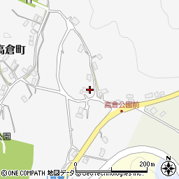 京都府綾部市高倉町（大懐）周辺の地図