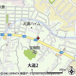セブンイレブン横浜大道１丁目店周辺の地図