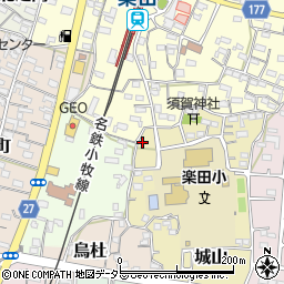 愛知県犬山市城山113-1周辺の地図