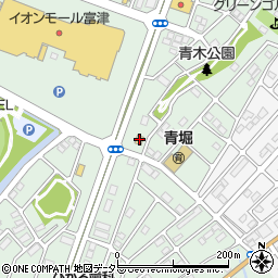 ファミリーマート富津青木店周辺の地図