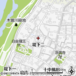 愛知県一宮市奥町堤下二14-1周辺の地図