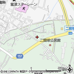 千葉県富津市二間塚1622周辺の地図