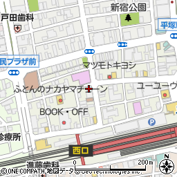 原田博の美容室周辺の地図